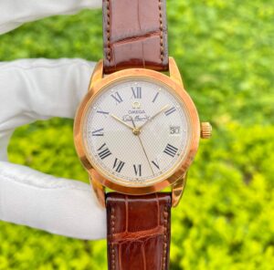 OMEGA LOUIS BRAND 18K ROSEGOLD